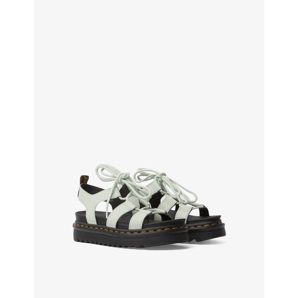 Dr. Martens Nartilla lace flat sandals smoked mint Athena sz 10